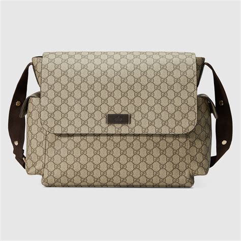 Gucci Sac à langer en toile Suprême GG.